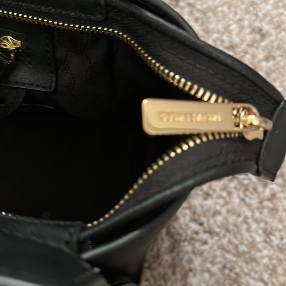 Michael Kors dark navy blue bag with detachable strap. No odors, clean inside. - Picture 6 of 11